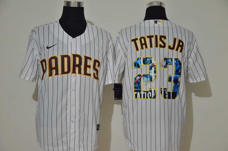 Padres 23 Fernando Tatis Jr. White Nike Cool Base Player Jersey,We sell and wholesale Padres 23 Fernando Tatis Jr. White Nike Cool Base Player Jersey on line form chian!